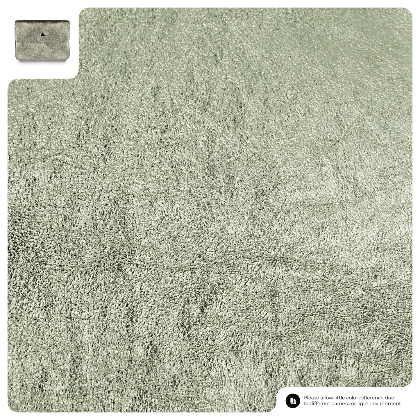 Italian Genuine Metallic Suede Wallet | Assisi