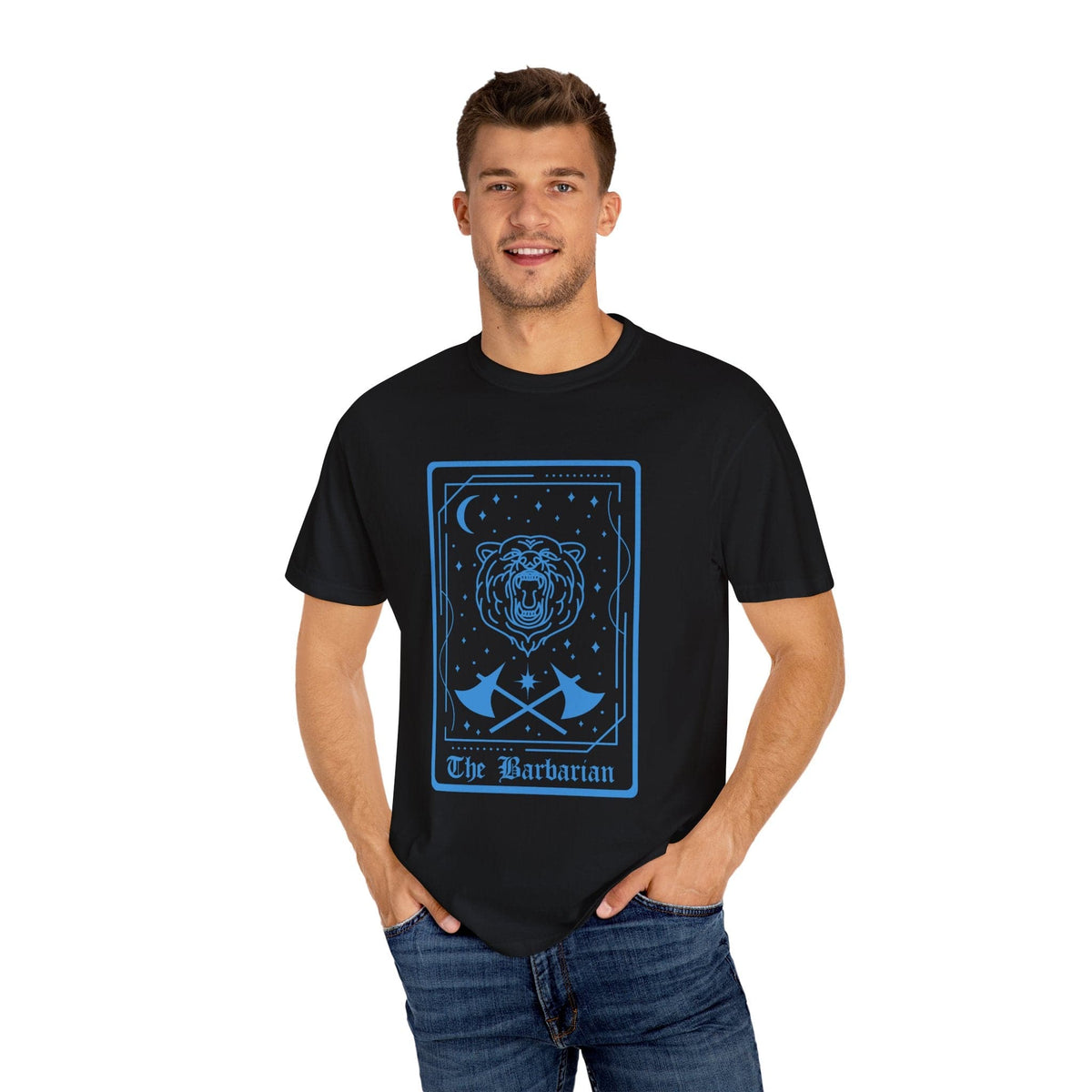 The Barbarian Tarot Card T-Shirt - Comfort Colors
