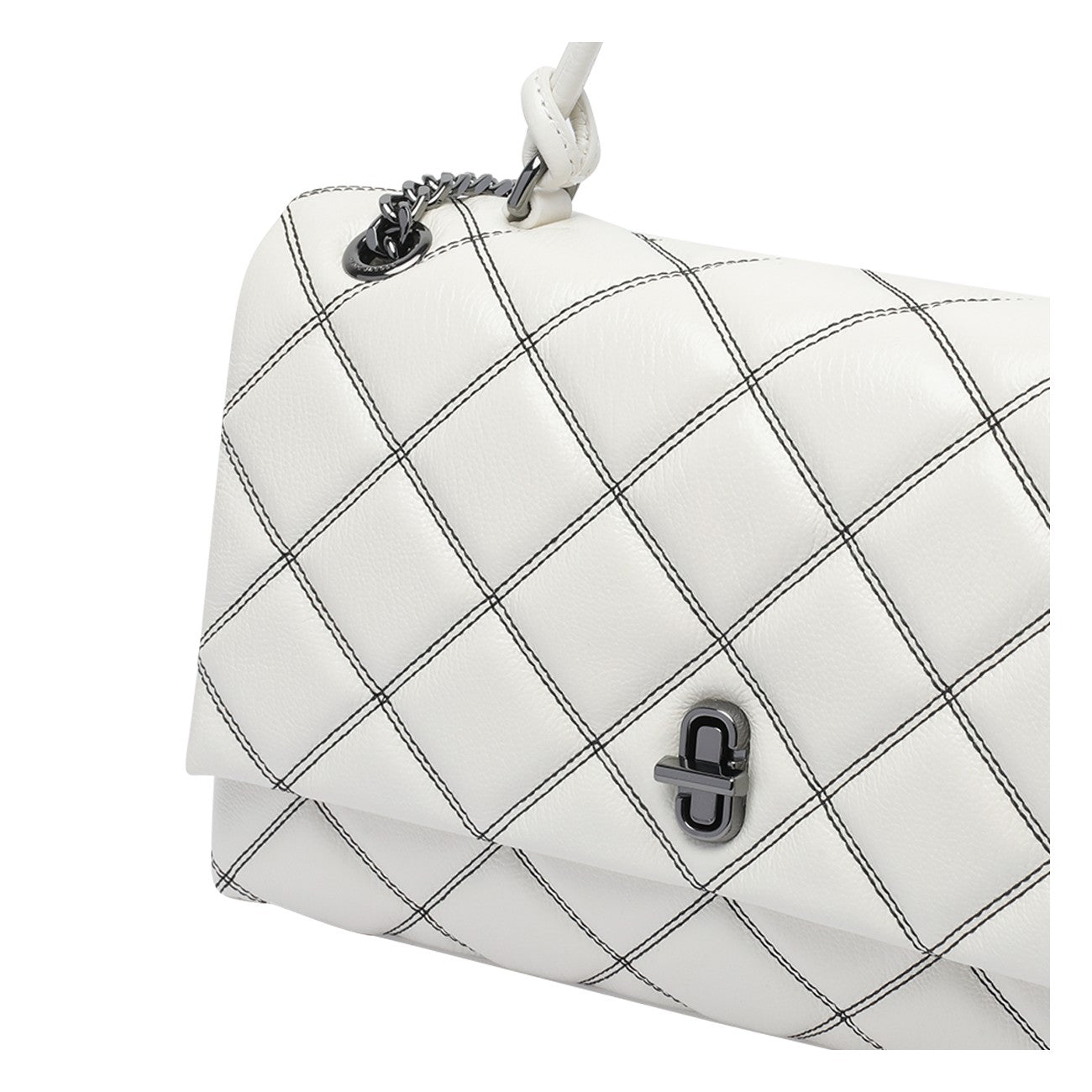 Marc Jacobs Women The Bi-Color Quilted Dual Convertible Shoulder Bag