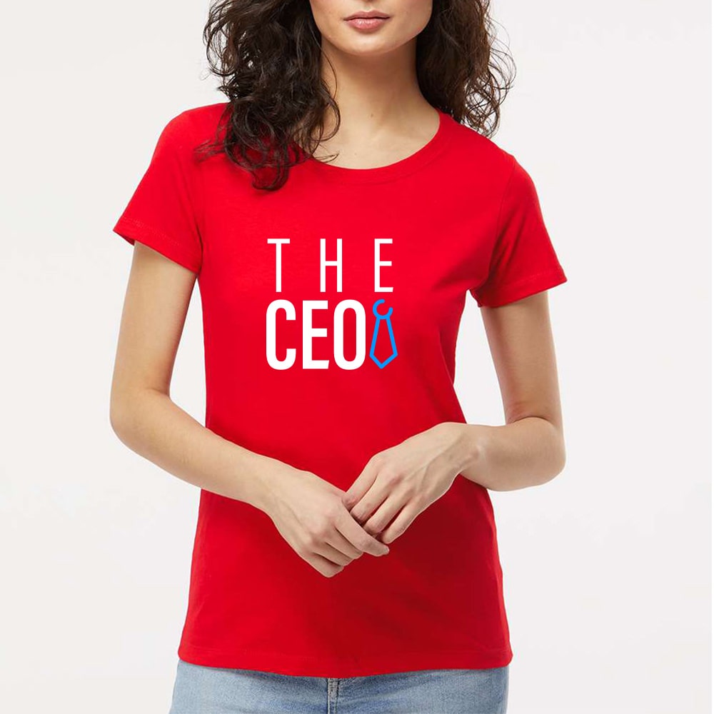The CEO Women's Short Sleeve T-shirt Regular Fit