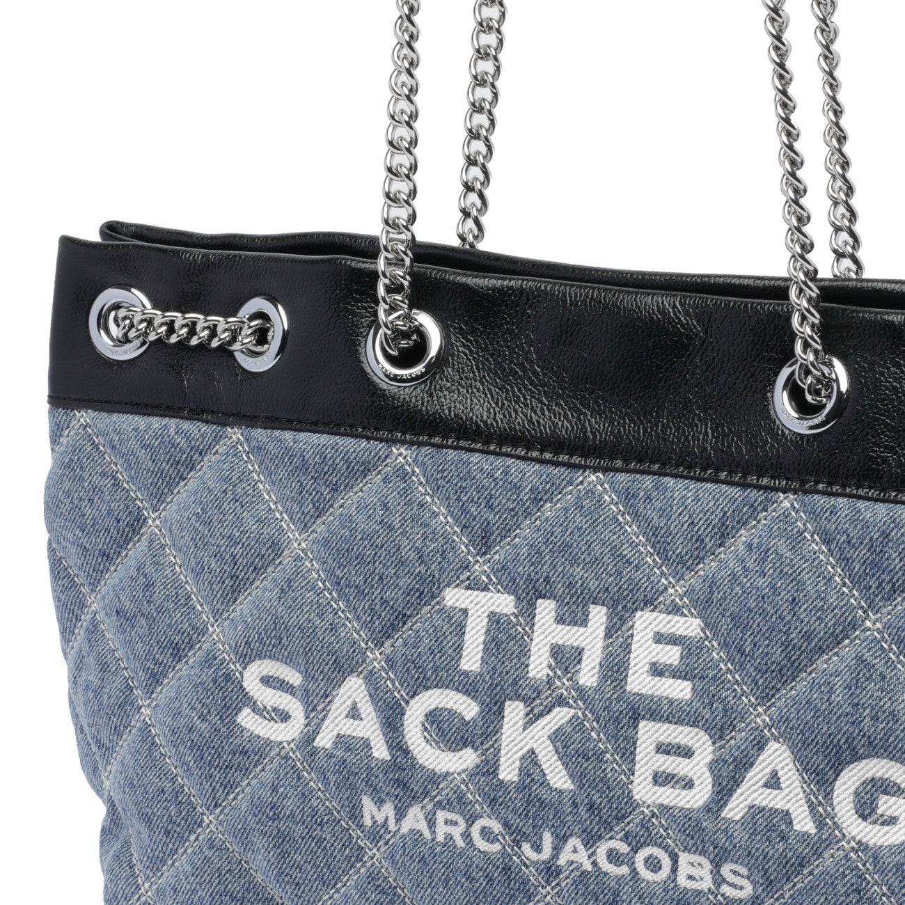 Marc Jacobs Women The Quilted Denim Chain Sack Bag