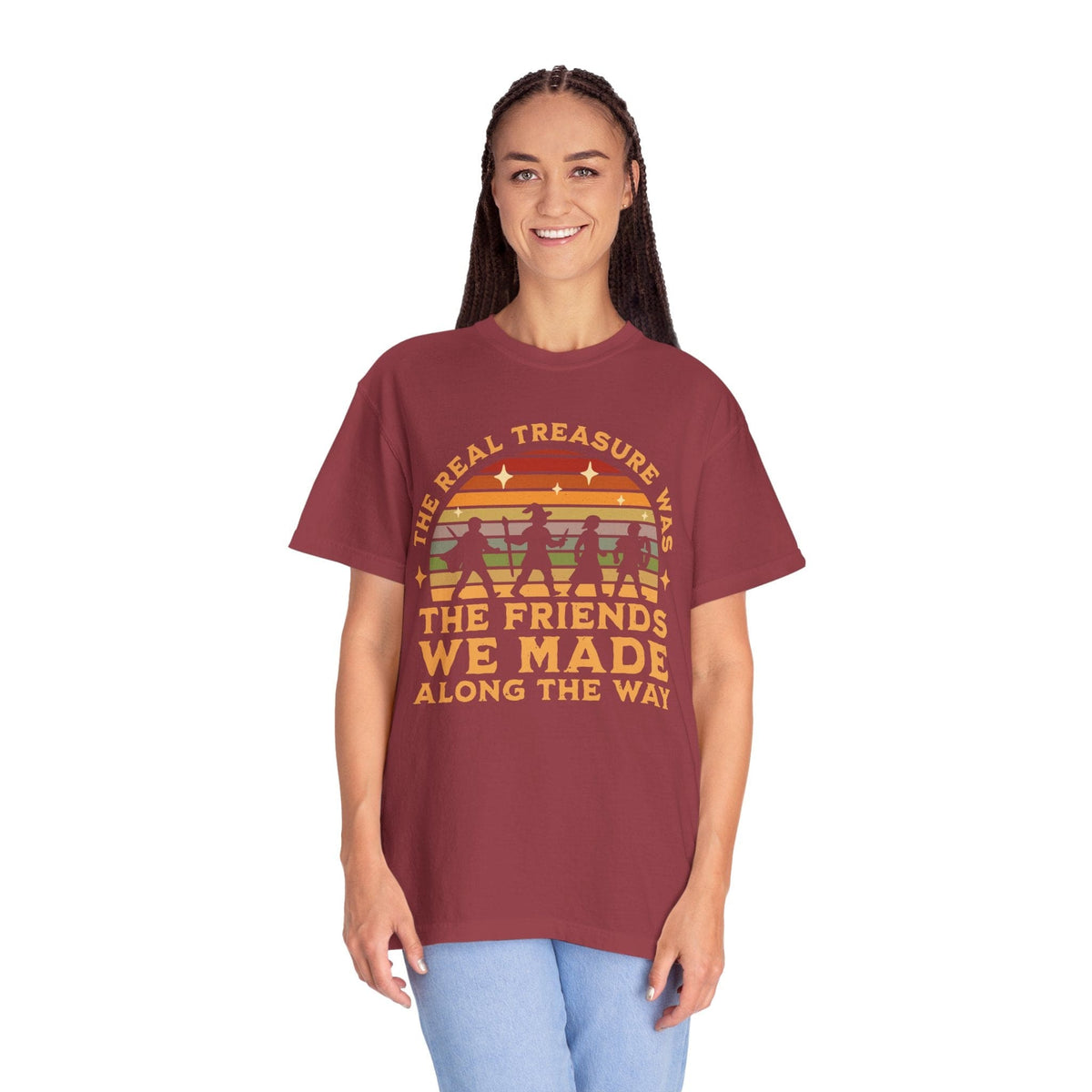 The Real Treasure Was the Friends We Made T-Shirt - Comfort Colors
