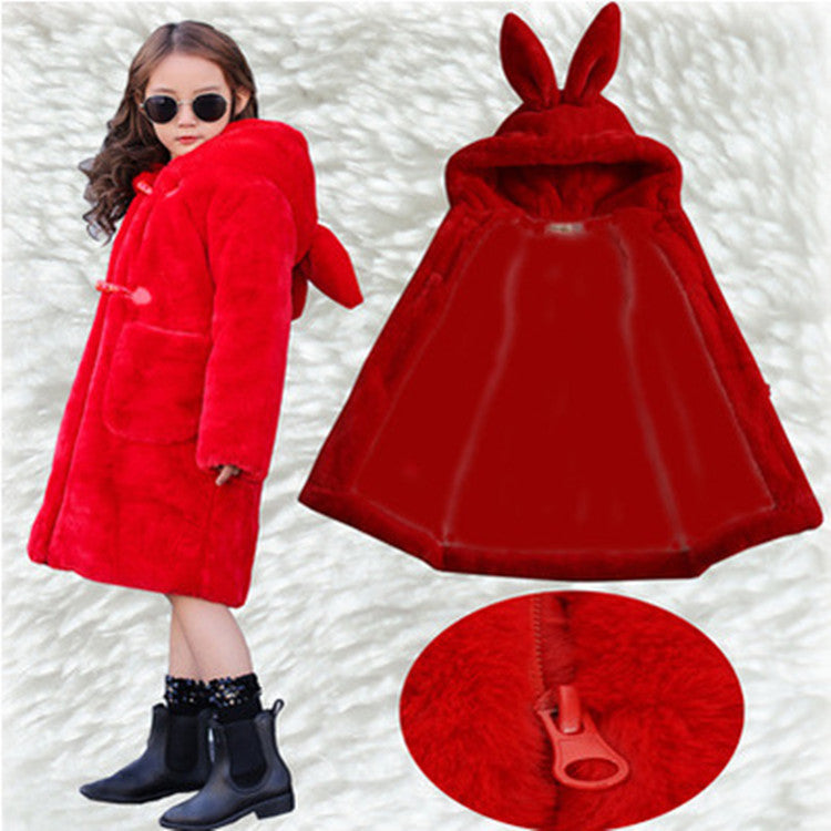 Thick Faux Fur Coat | For Big Kids - # GIAA21210055