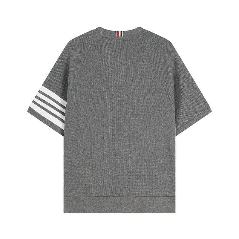 Thom Browne T-Shirt Without Collar 'Grey'