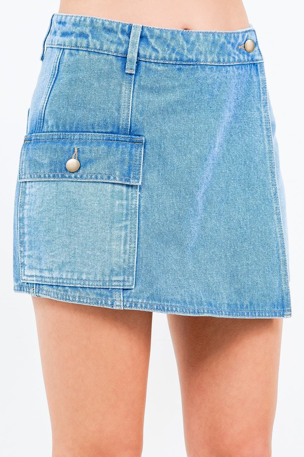 Shorts Trendsi Trendy cargo pocket skort, mini
