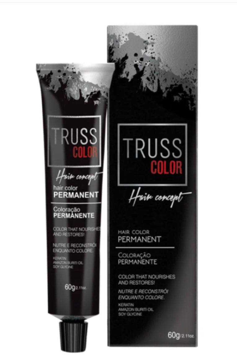 Truss Permanent Hair Color 7.0, Medium Blonde