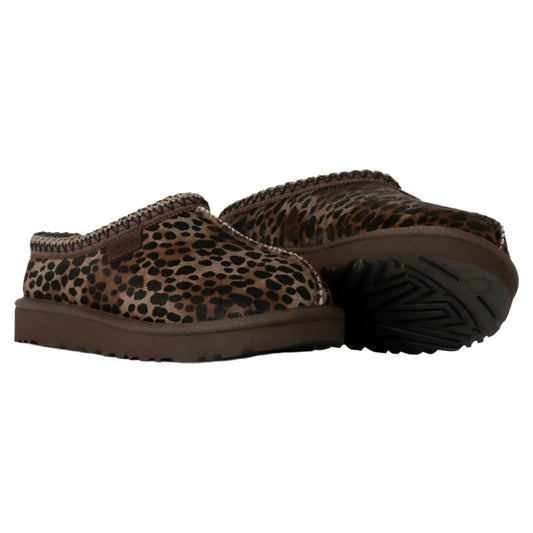 UGG Tasman Slipper Caspian Leopard Print Burnt Cedar (Women's)