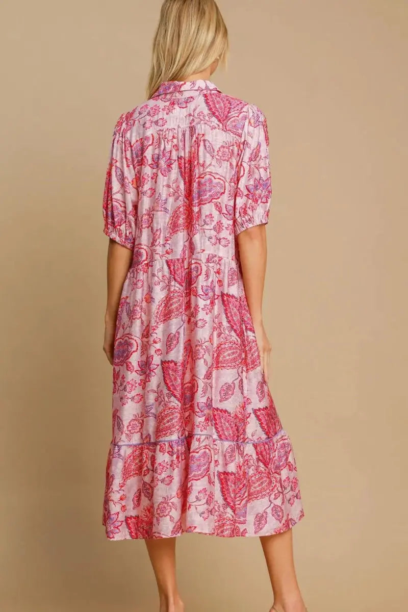 Dresses Trendsi Paisley Dress Women's Plus Size Casual Ruffle Hem Flowy Dress
