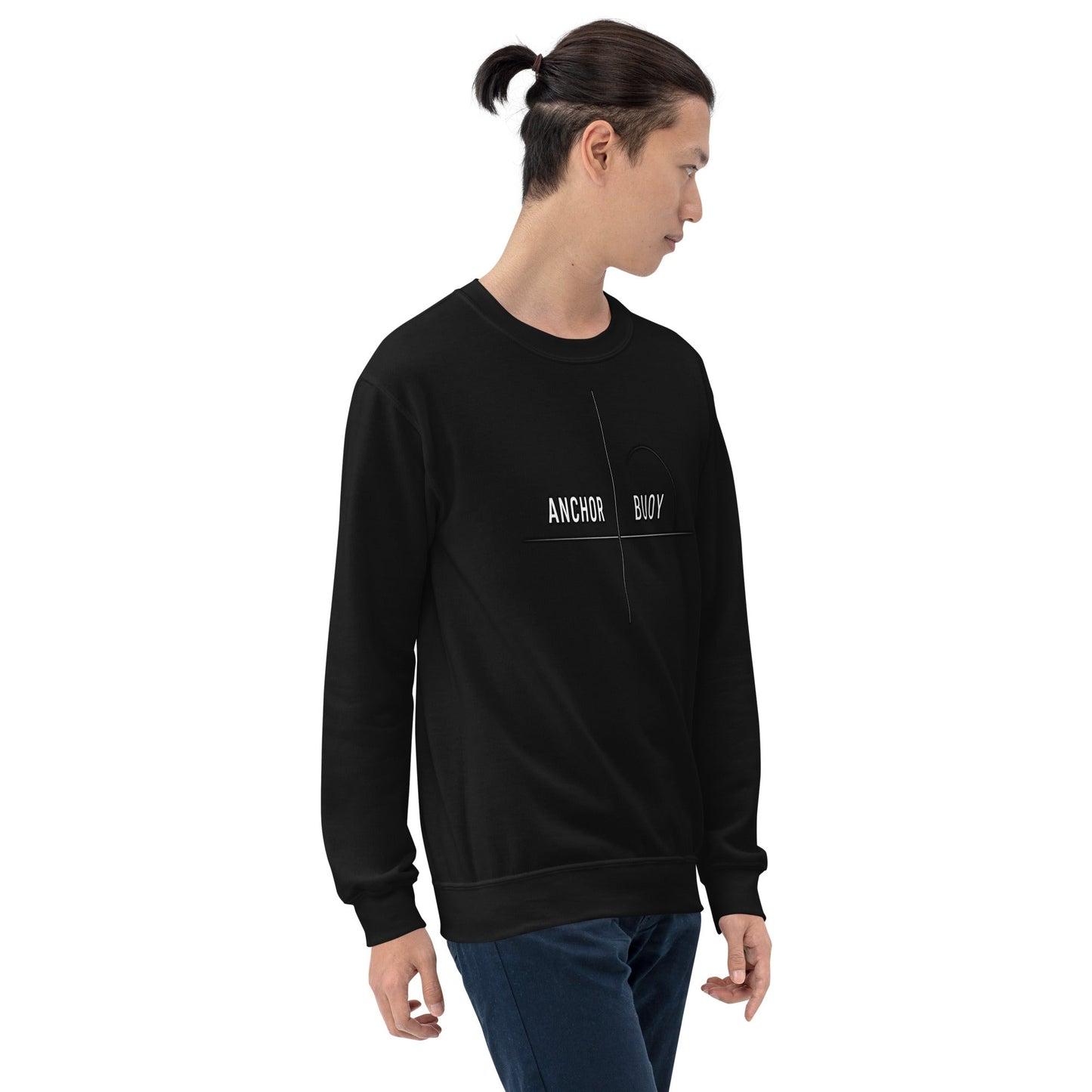 ANCHOR BUOY Sweatshirt | Minimalist Duality Design Unisex
