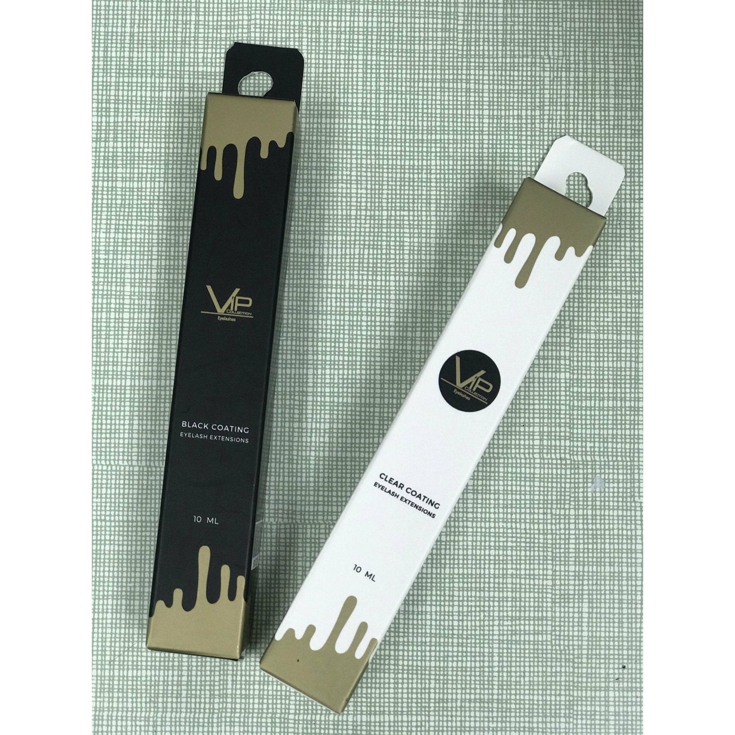 VIP Eyelash Extensions Coating Mascara, Clear & Black, 10 mL