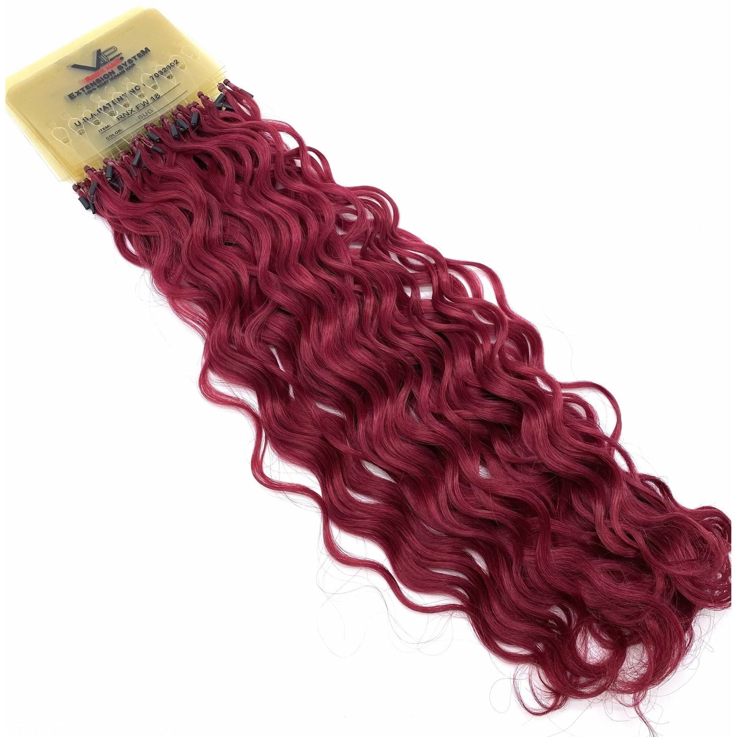 VIP Extensions RineX System Curly 18" Hair Extensions NWT
