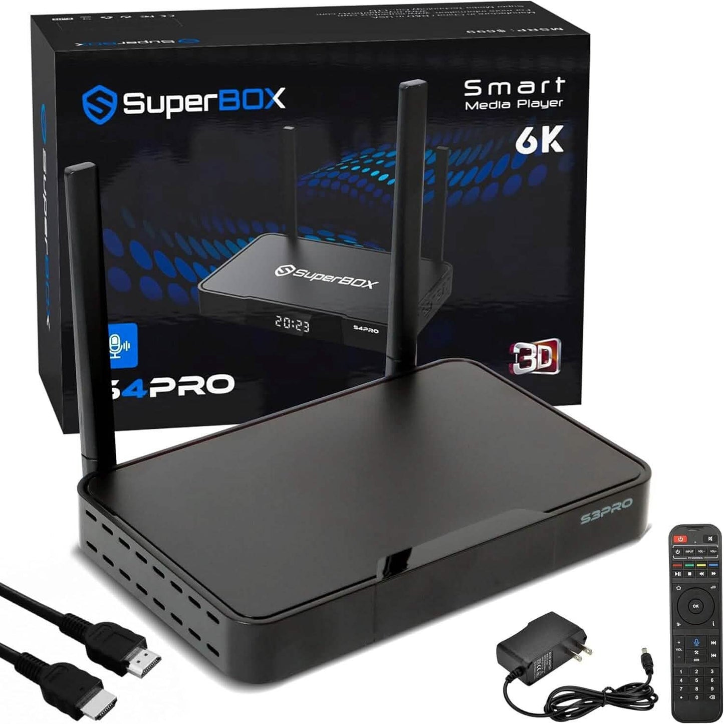 WALLECOM 2023 Latest S4 PRO Smart TV Box (Refurbished)