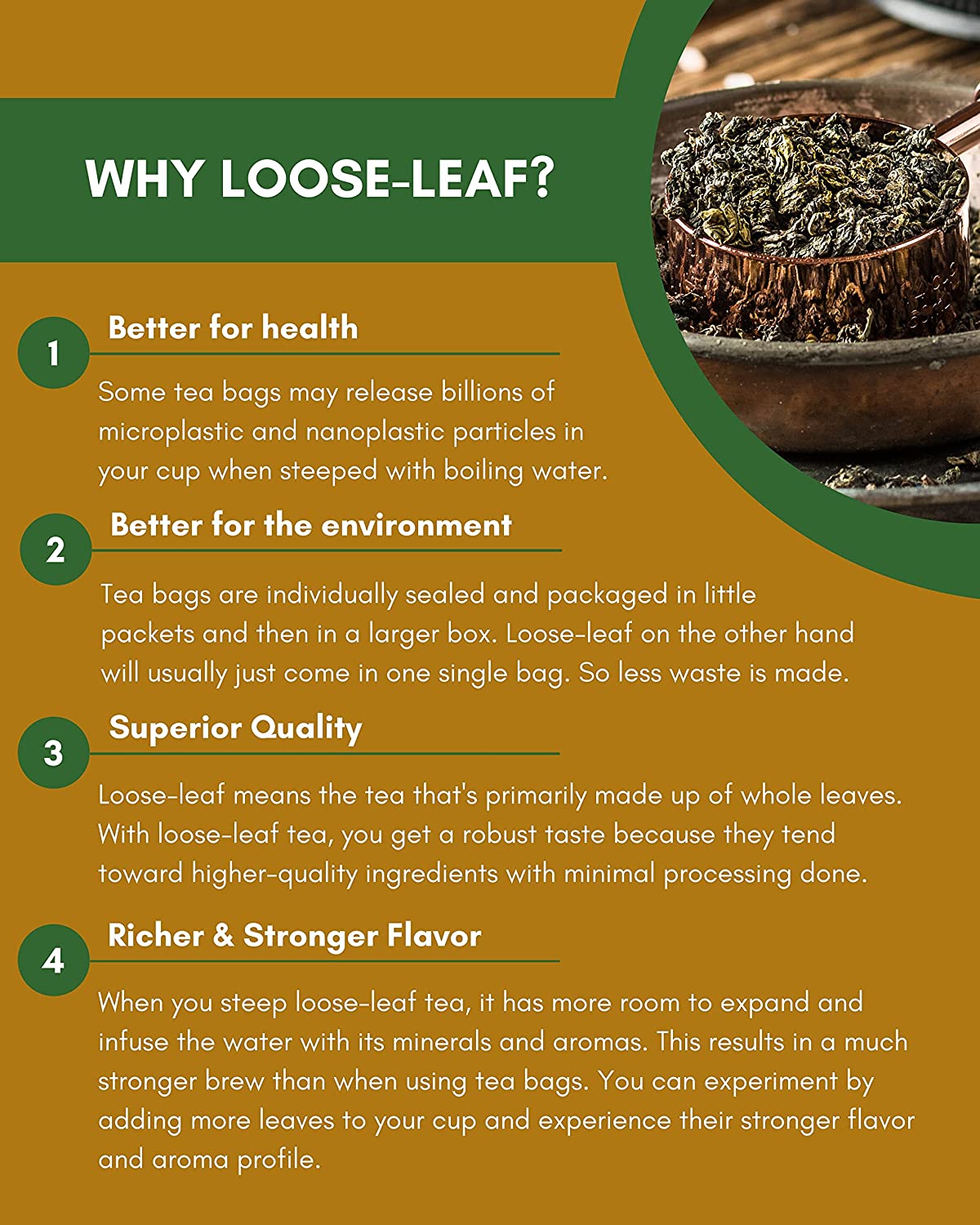 Oolong Tea, Medium-Caffeine - Traditional Chinese - Organic & Kosher
