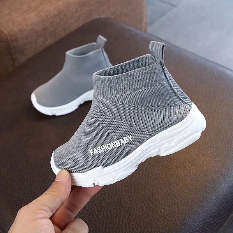 Winter Kids Slip-on Breathable Snow Boots Casual Shoes - # BOAA71510007