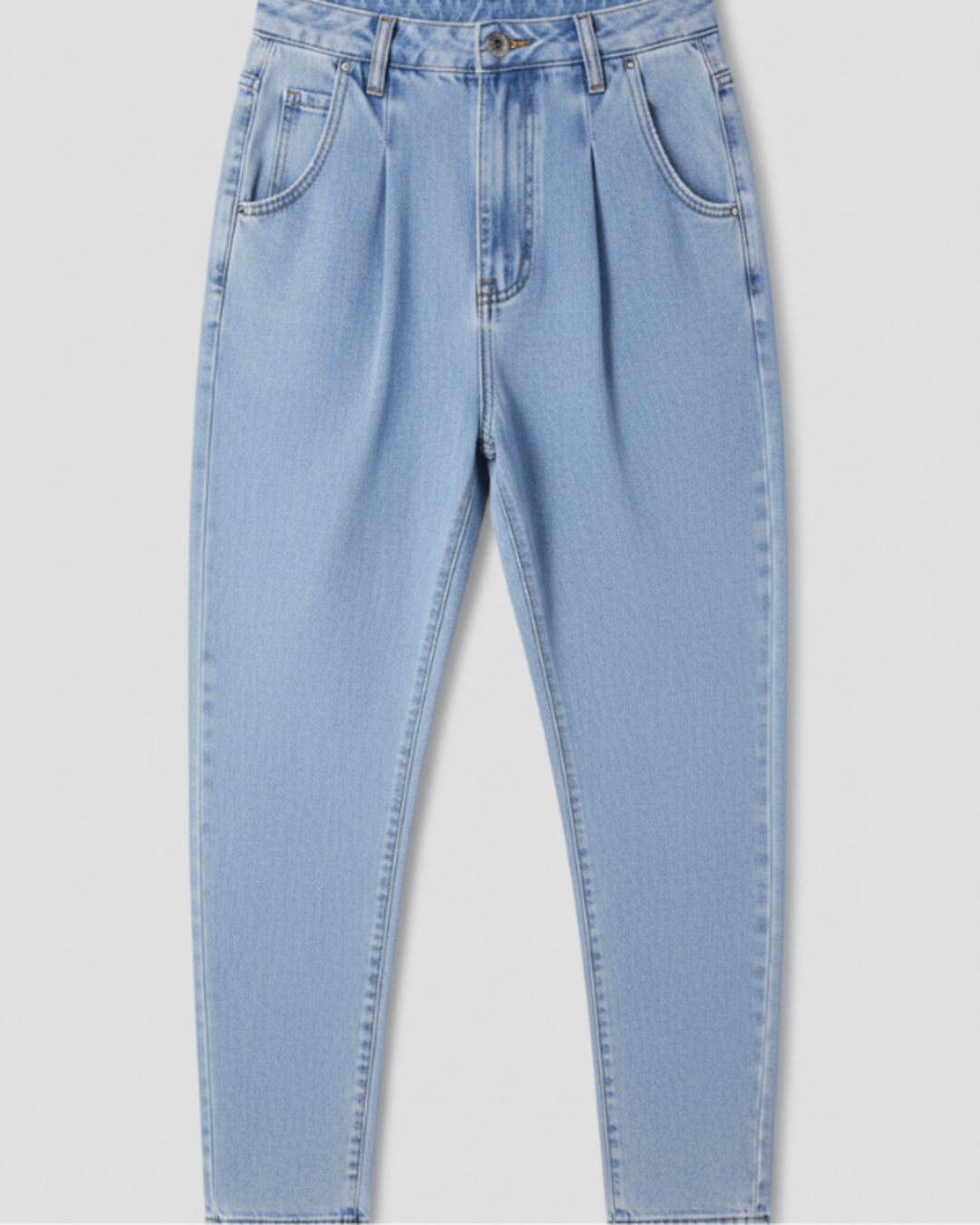 Women Casual Loose Fit Denim Trousers - # GIAA23410043