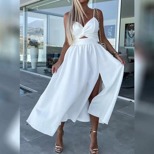 Women‘s Split Cut Out Midi Dress
