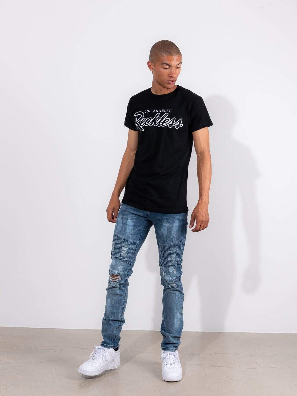 Camiseta OG Reckless Outline - Negra