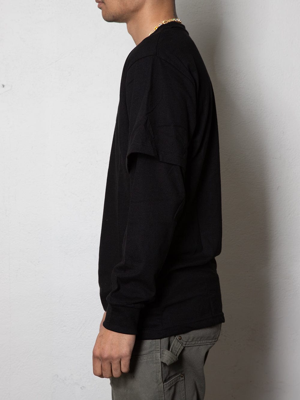 Camiseta de manga larga Reckless - Negra