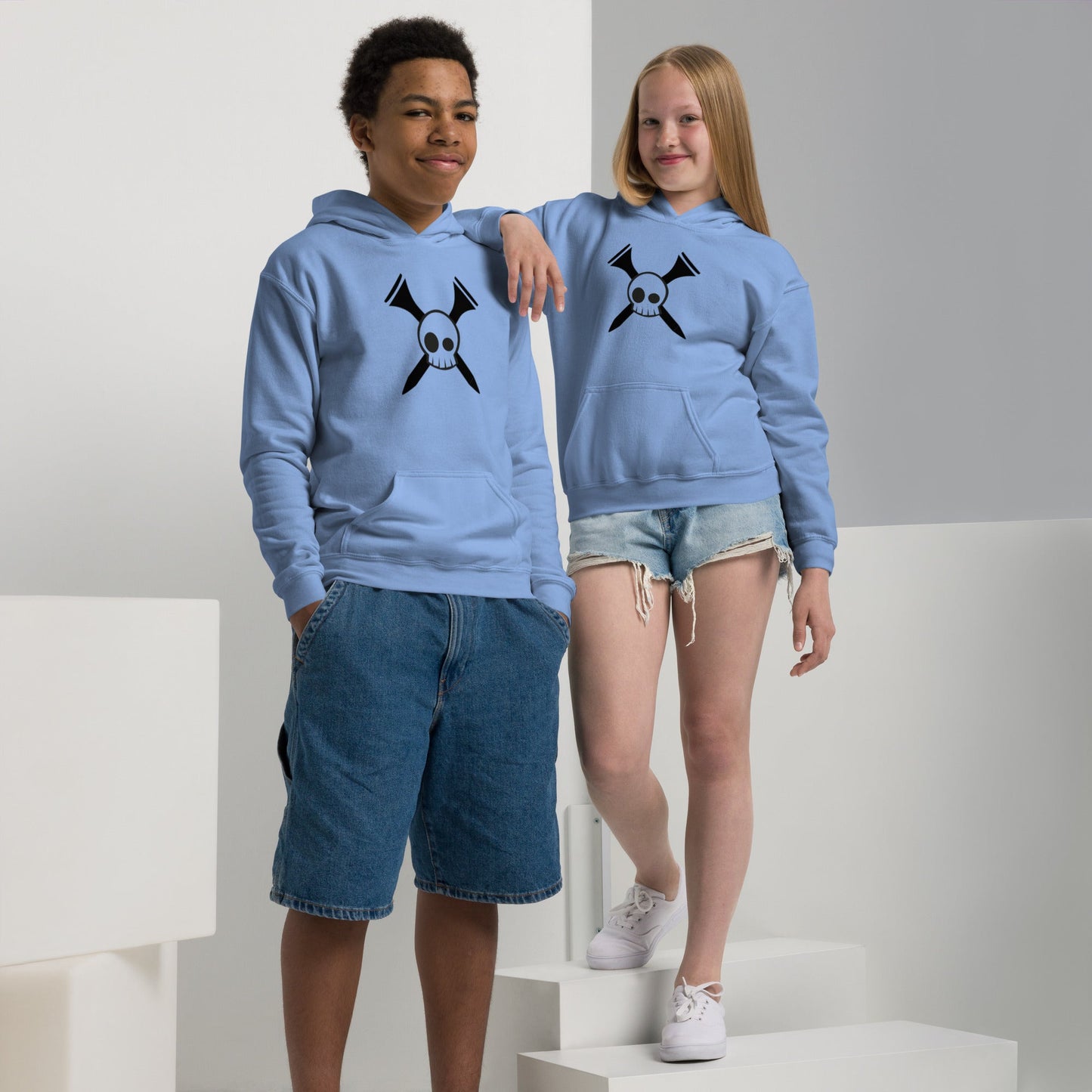 Tee-bone - Sudadera con capucha juvenil de mezcla pesada