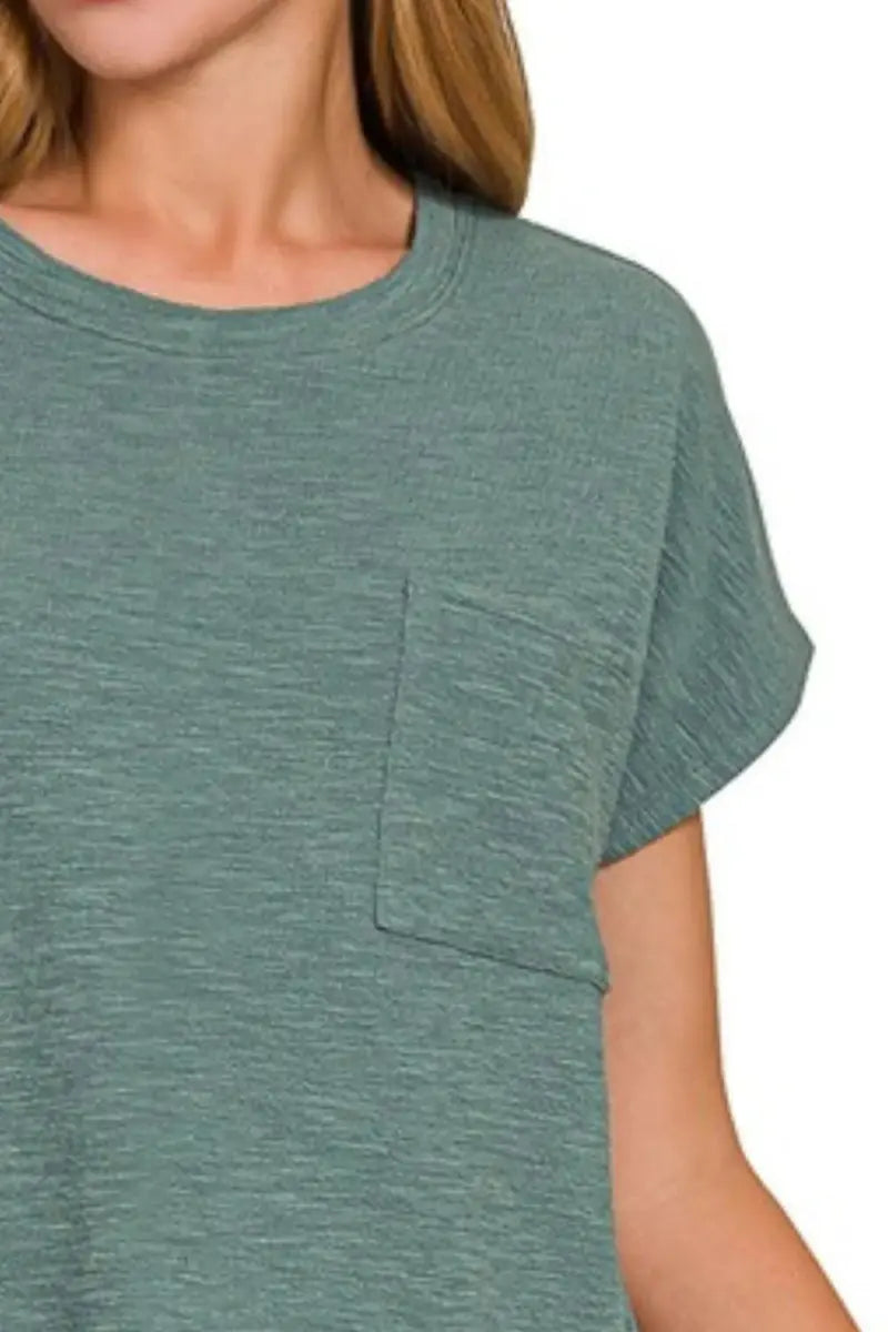 T-Shirts Trendsi Round Neck Tee Women's Everyday Basic Soft T-Shirt