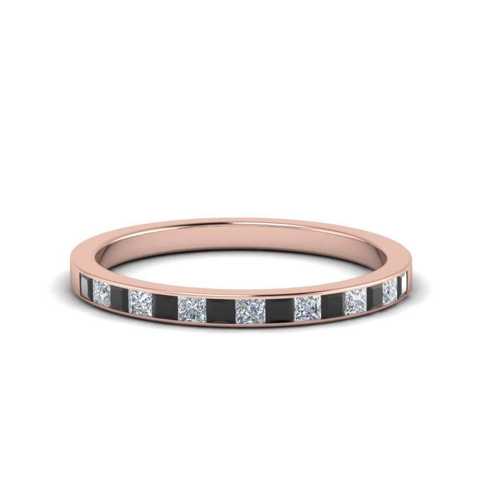0.25 Ct. Princess Channel Wedding Band