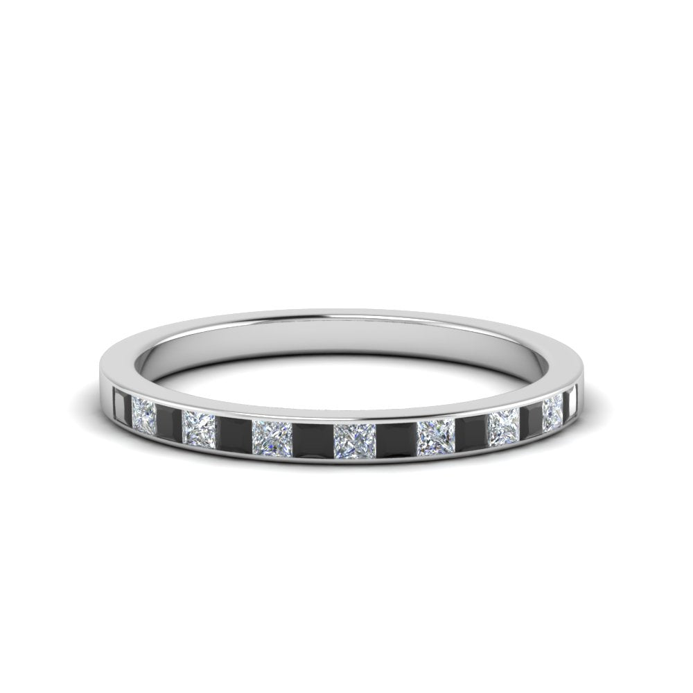 0.25 Ct. Princess Channel Wedding Band