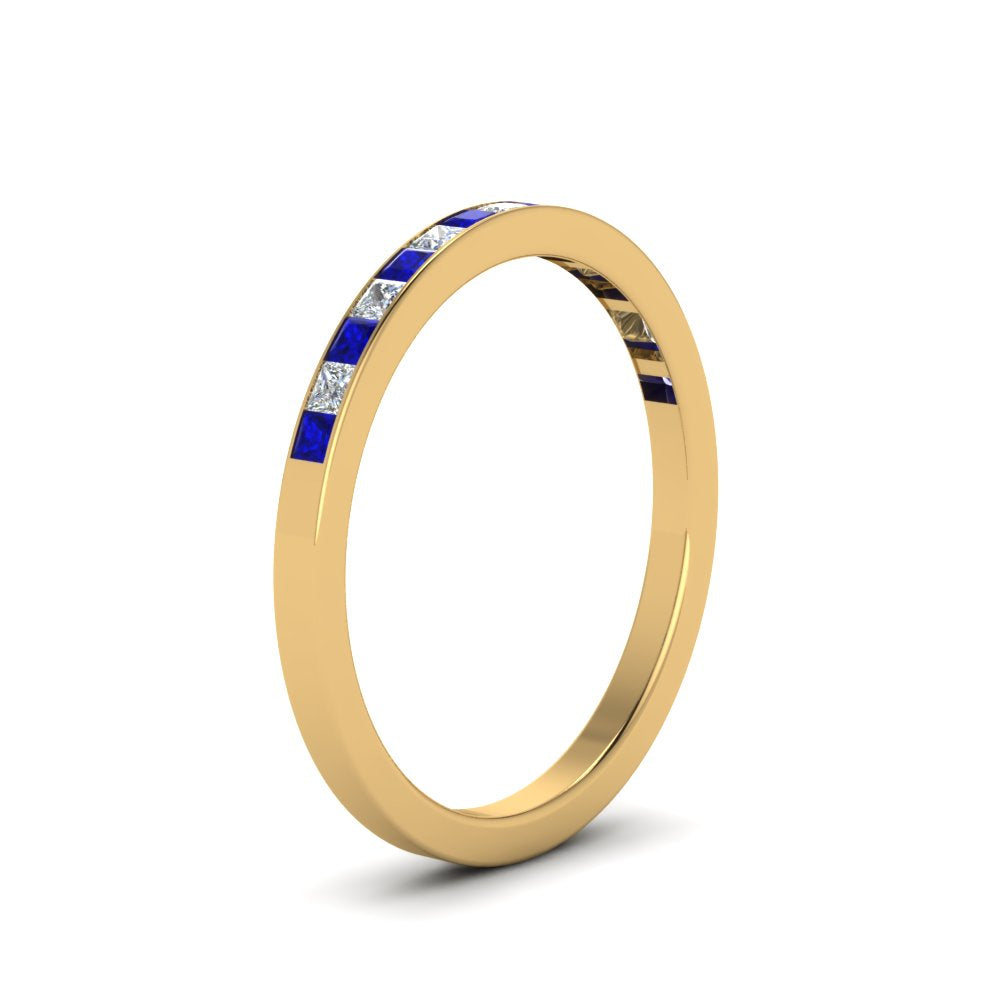 0.25 Ct. Princess Channel Wedding Band