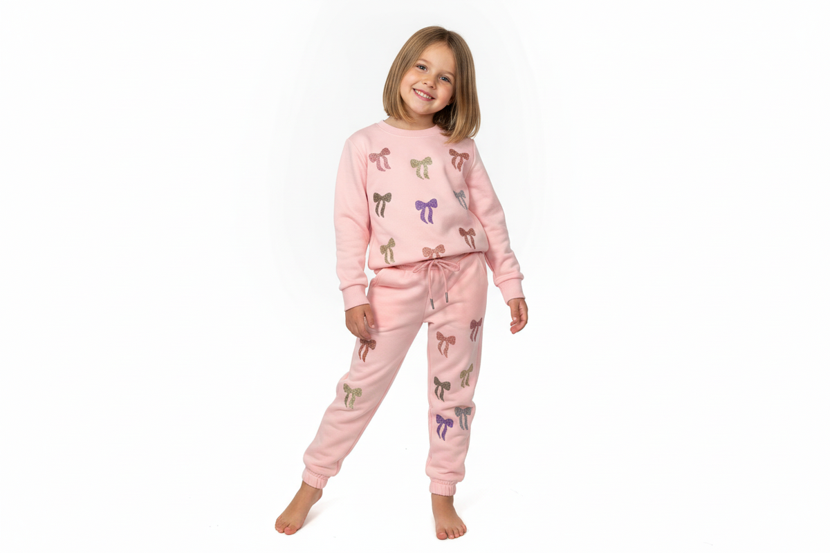 Tweenstyle by Stoopher  - Sparkle Bow Sweatsuit