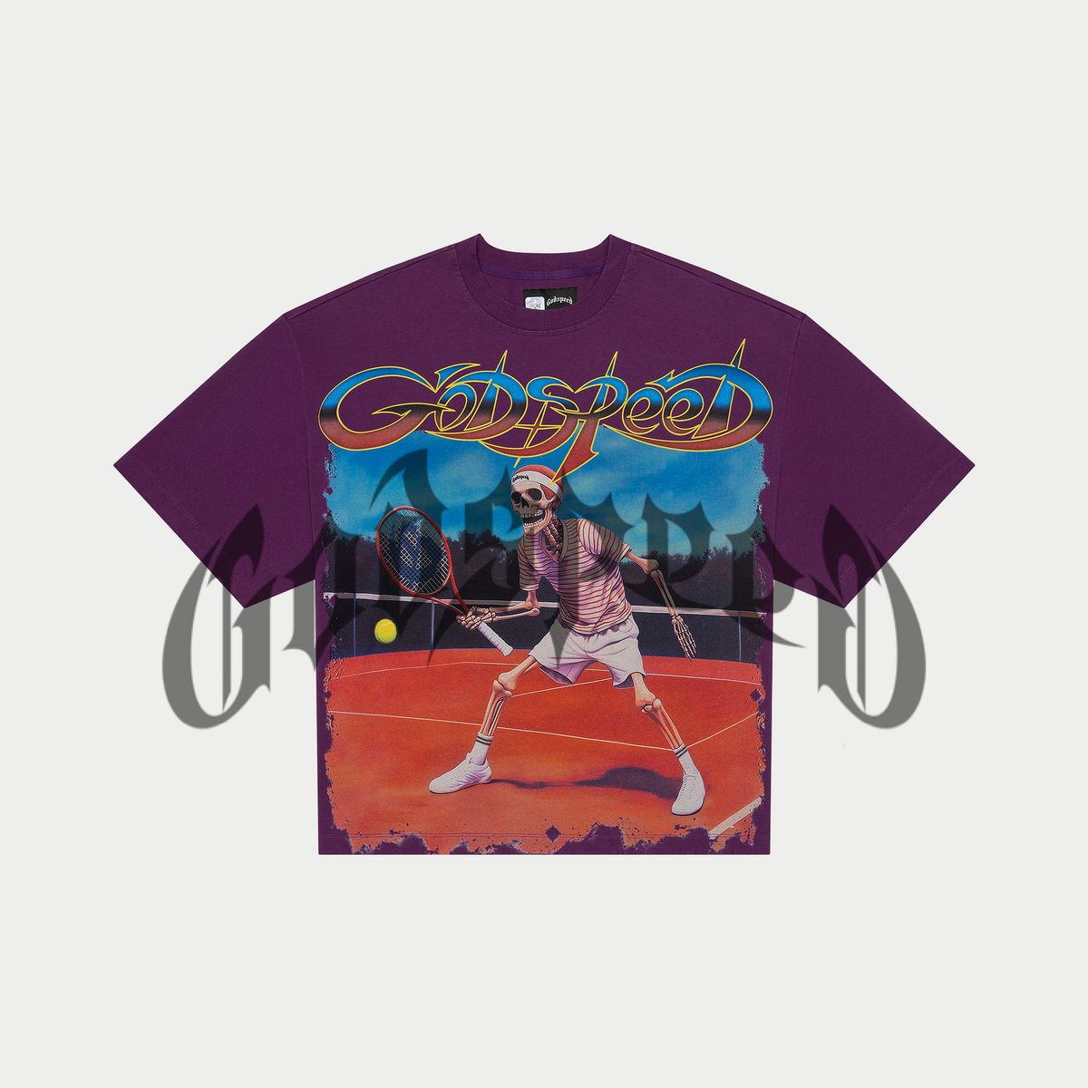 Godspeed Top Spin T-Shirt Purple Wash