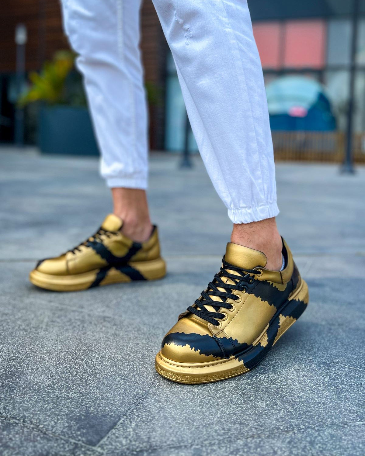 Men's Lisbon Gold & Black