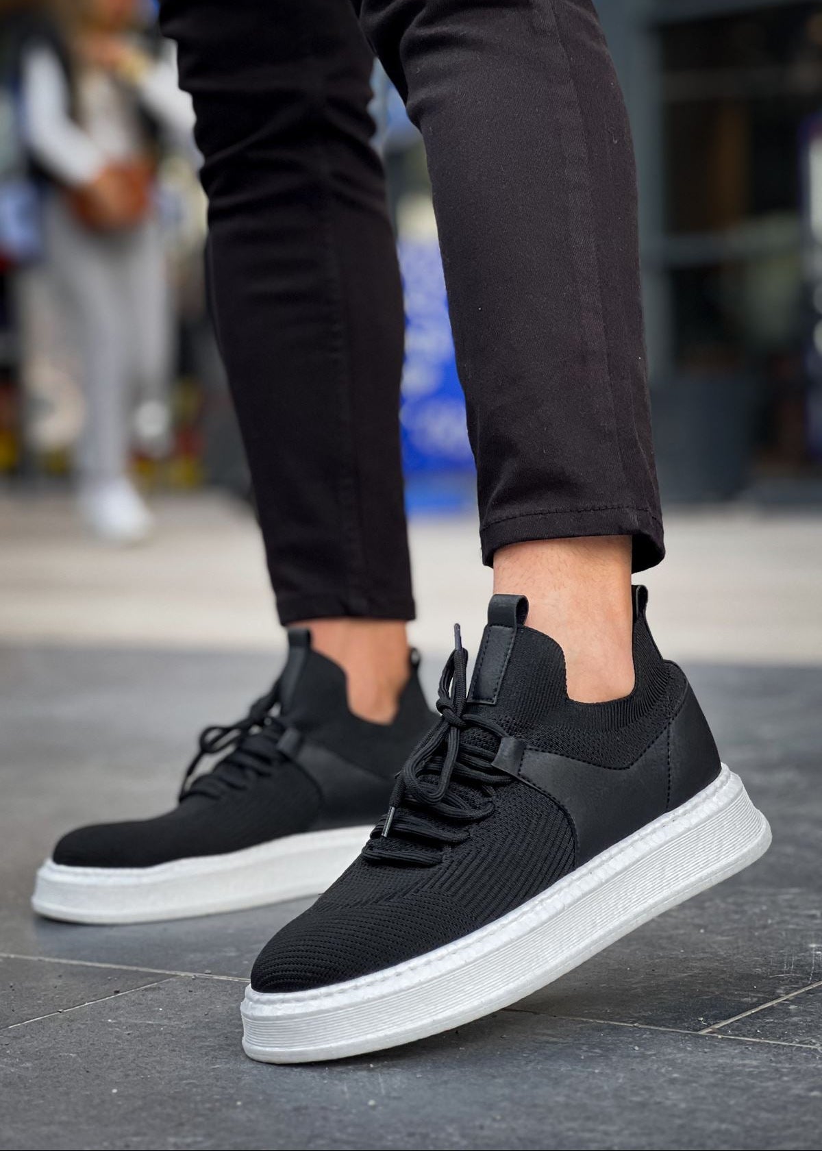 Men's Madrid Noir White
