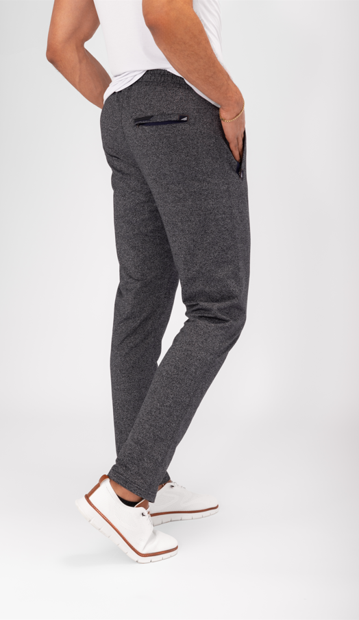 Pantalones de chándal deportivos de comodidad diaria - Ajuste cónico (talla alta)
