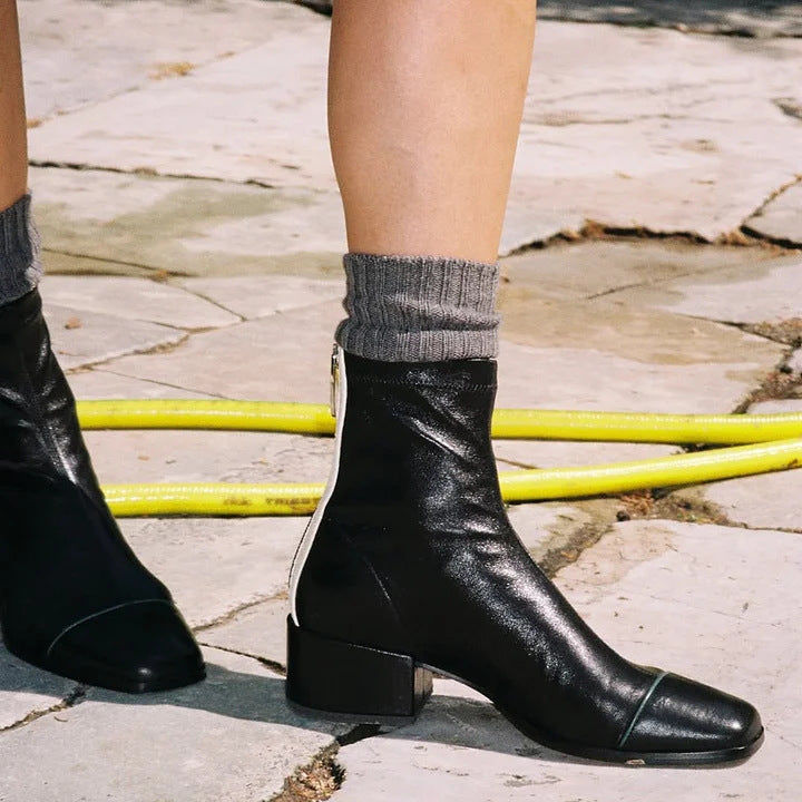 Women's Simple Square-toe Ankle Boots