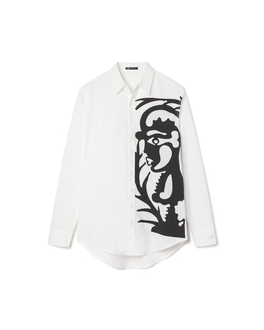 Longline Button-Up : Duality