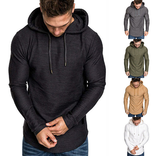 Sudadera con capucha ajustada para hombre