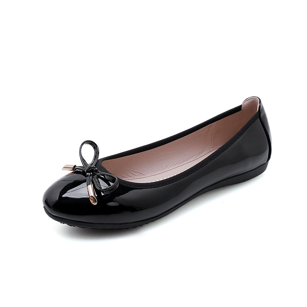 Foldable Bow Ballet Flats