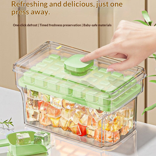Plastic Press Ice Cube Mold Hygiene And Health