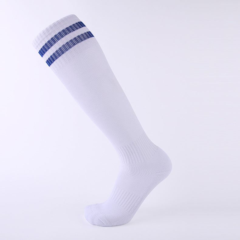 Men's Training Socks Thickeneded Towel Bottom Cushioning Comfortable Pvc Dispensing Non-Slip Socks Sweat-Absorbent Breathable Mid-Calf Football Socks