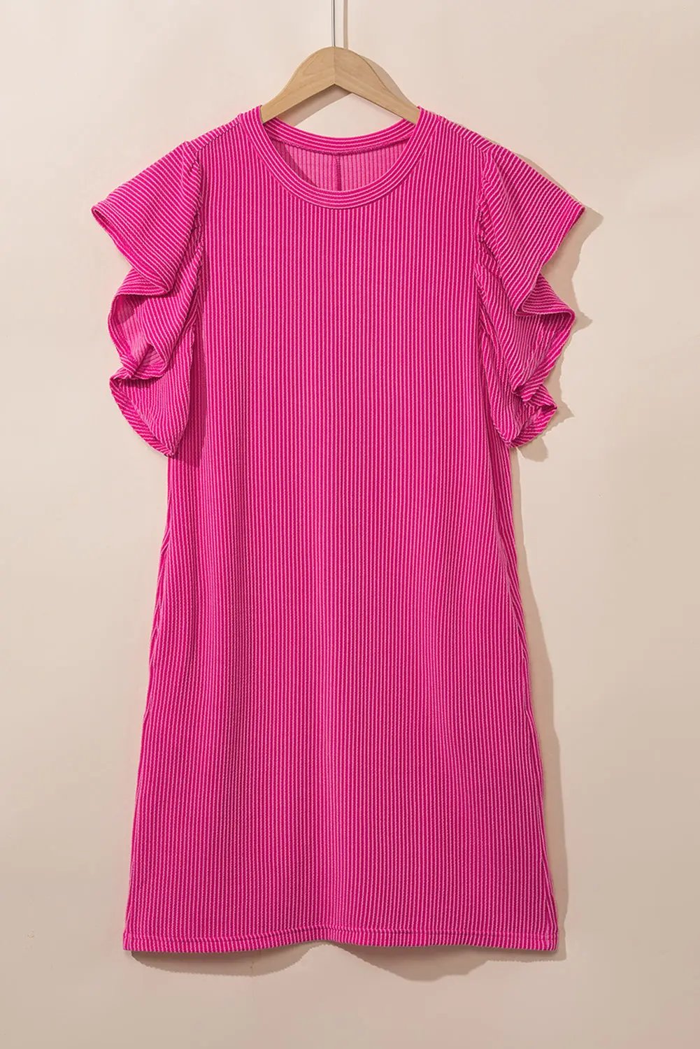 Women's Casual Dresses Dress - Ruffle Sleeve - H-Line Summer Casual