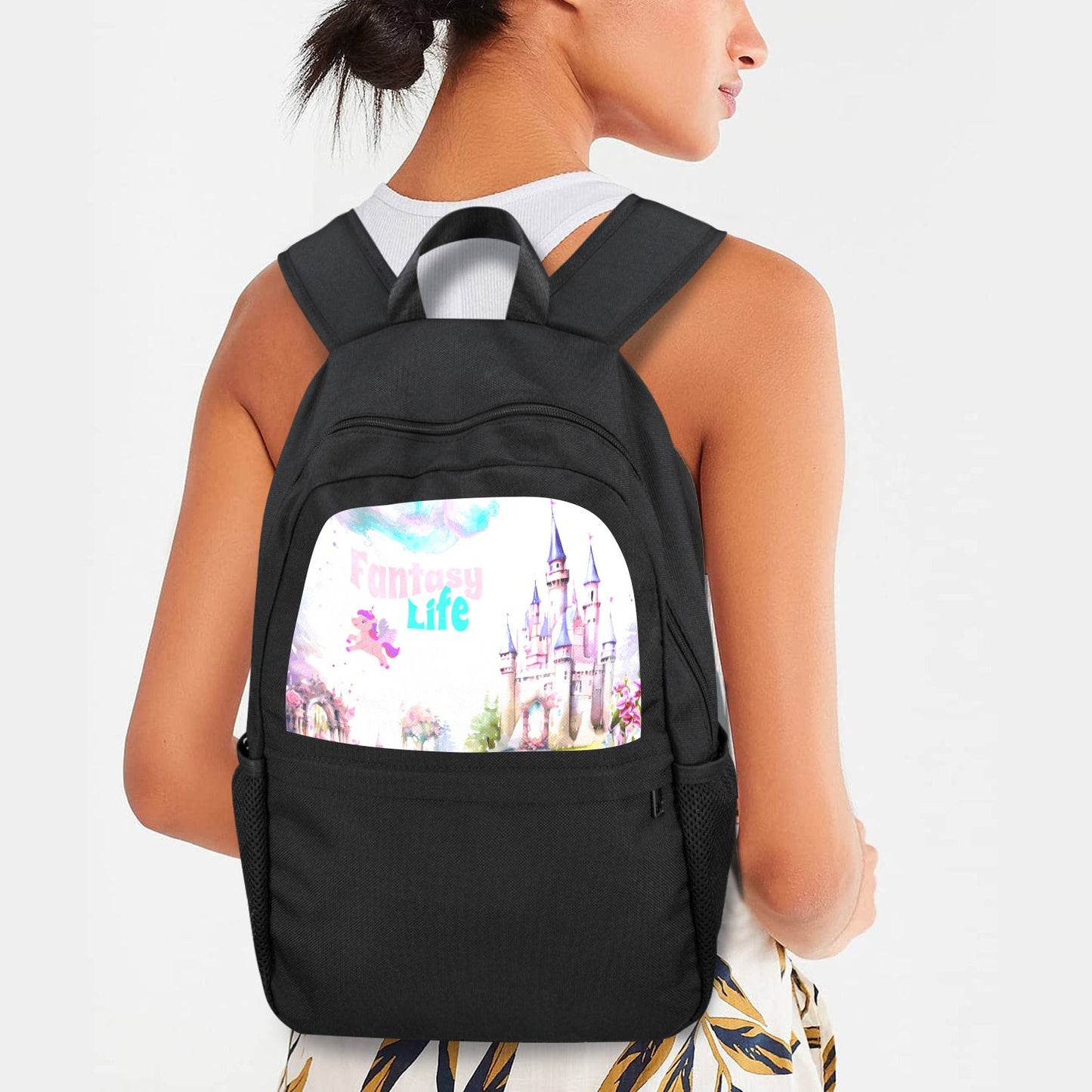 Fantasy Life Casual School Backpack | Upper Part Printing