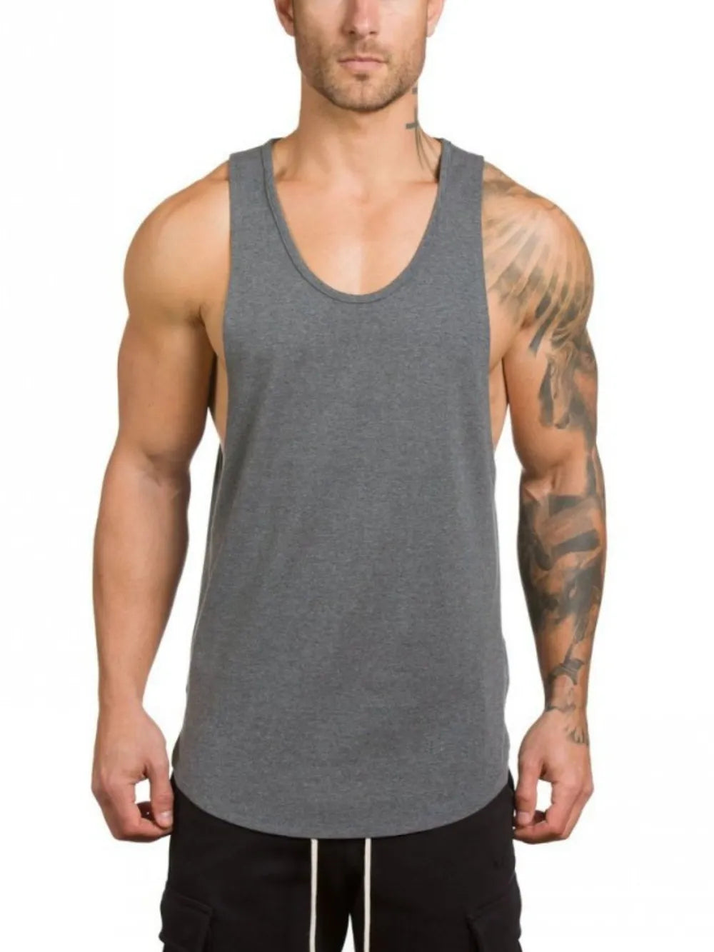 Camiseta de tirantes anchos para hombre