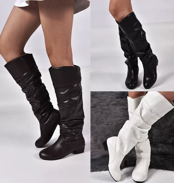 Winter Women Long Boots Flat Boots