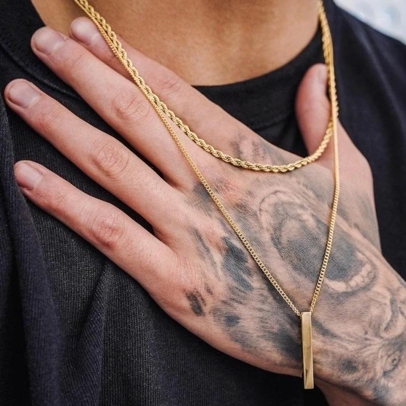 Men's Crystal Necklace