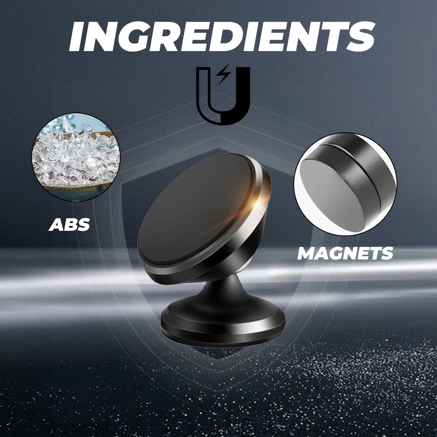 Car Stand New Magnetic Folding Mobile Phone Stand For Rotating Dashboard Navigation For Cars