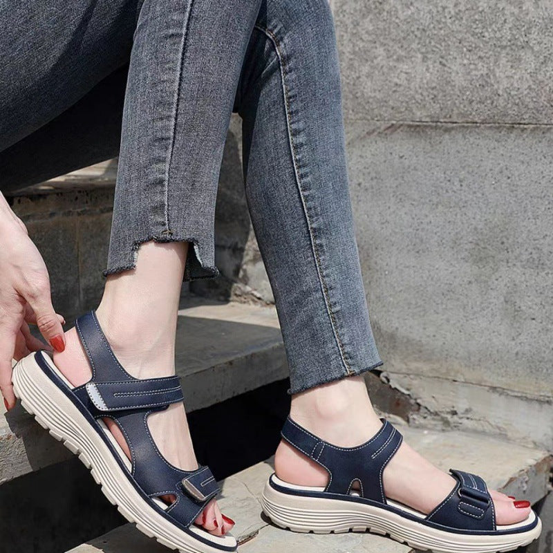 Women's Platform Velcro Sandals