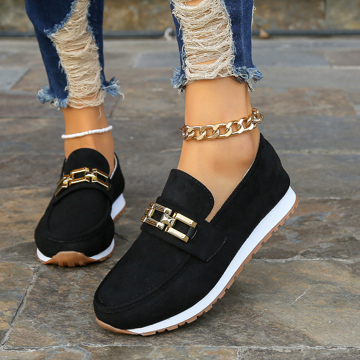 Women's European And American Platform Soft Sole Shoes