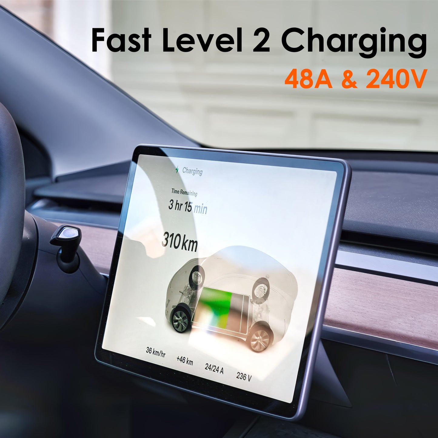 Cable de extensión Tesla Rexing 48A