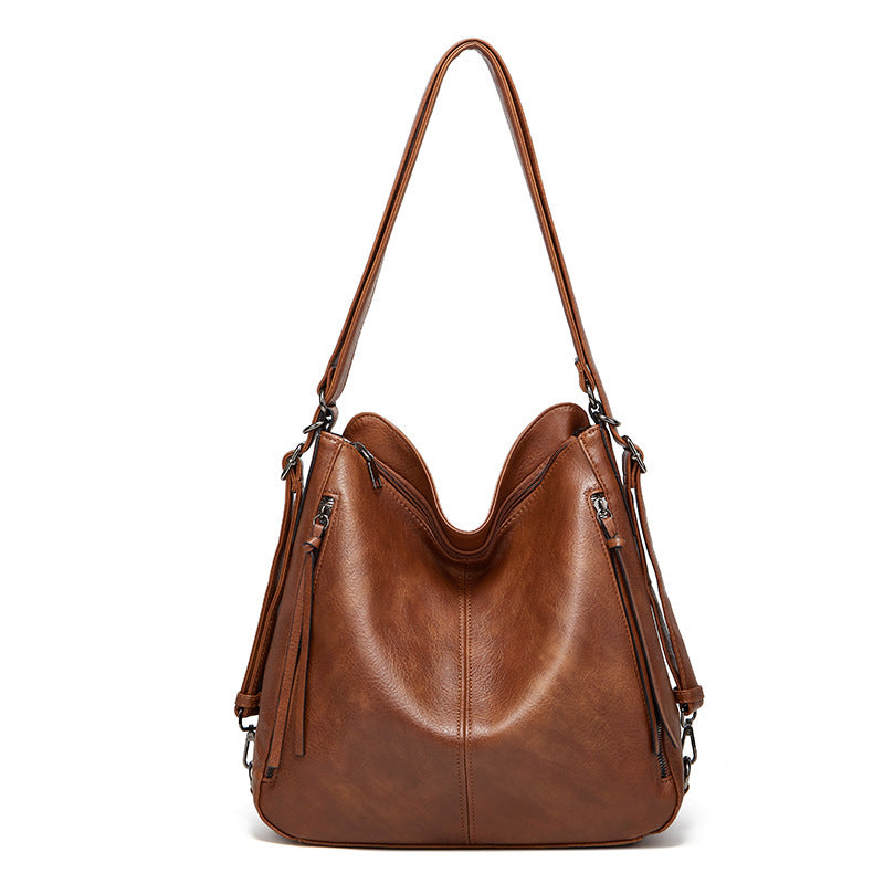 Women's Retro Fashion Three-Piece Travel Bag Set