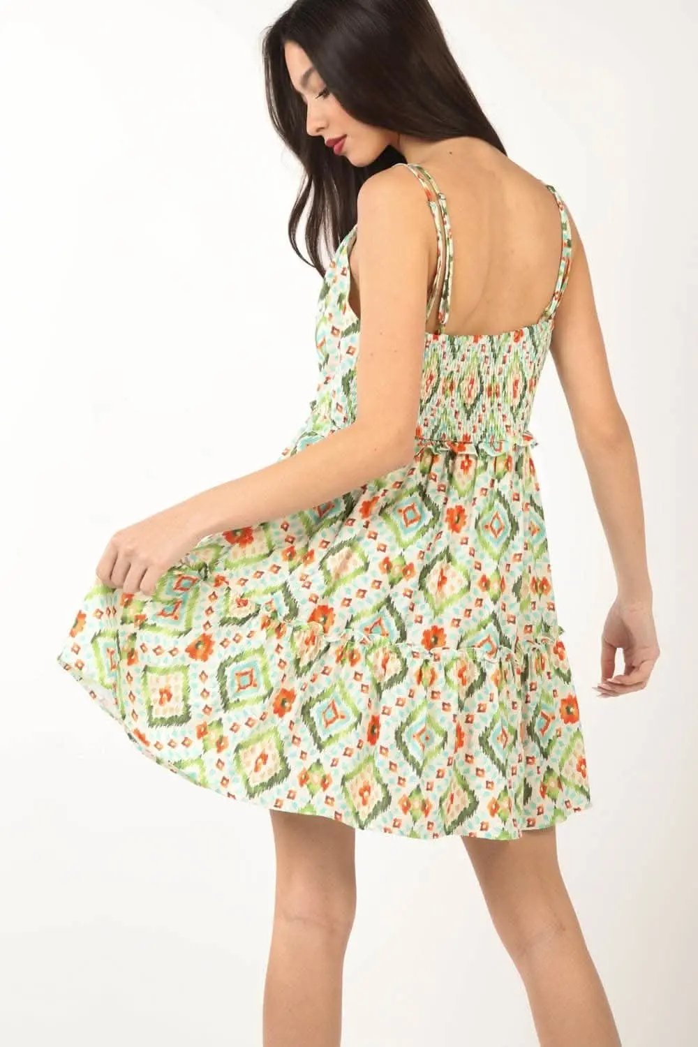 Dresses Trendsi Floral Mini Dress Women's Casual Smocked Ruffle Cute Dress