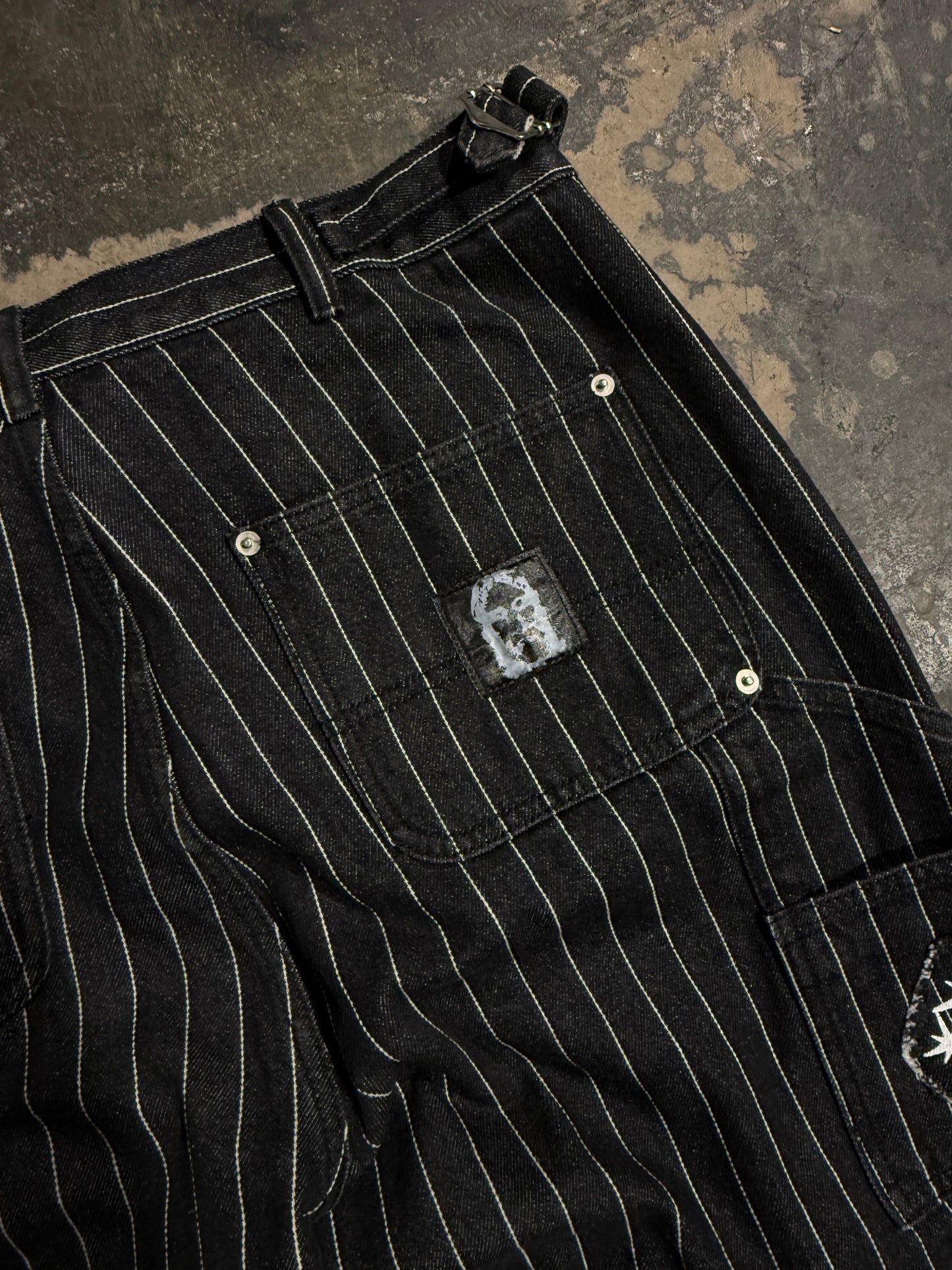 Pinstripe Patch Double Knees